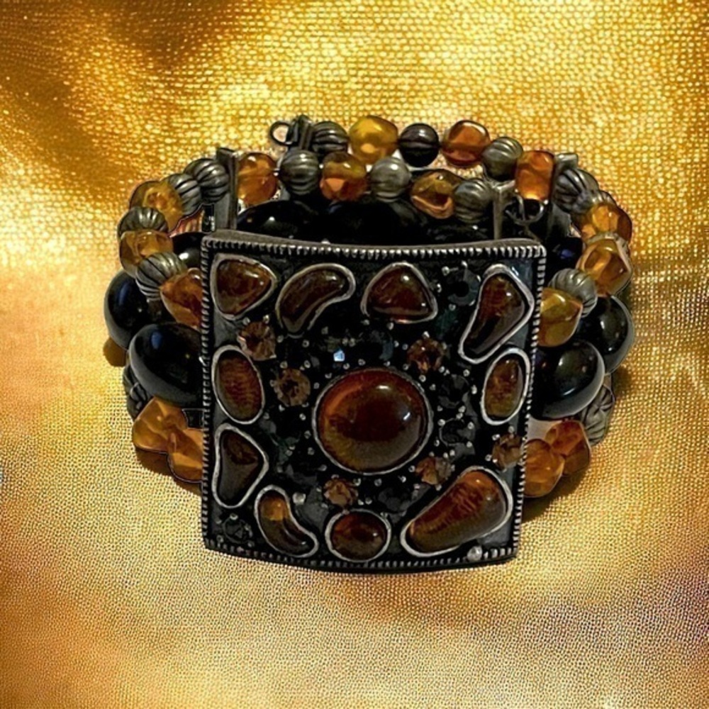 Gemstone Multi-Strand Bracelet